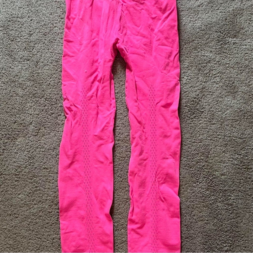 Free people movement hot pink leggings